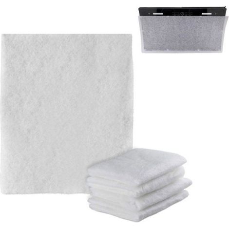 Packung Mit 12 Universellen, Zuschneidbaren Filtern Für Dunstabzugshauben – Dunstabzugshaubenfilter – Mehrzweckfilter – Filter
