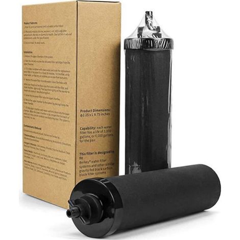Ersatz-wasserfilter – 2er-pack – Aktivkohle Aus Kokosnuss – Bpa-frei