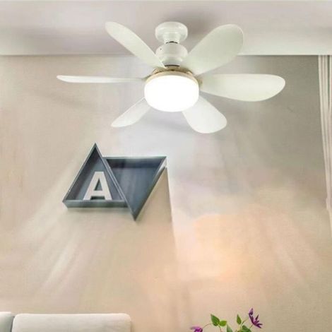 Deckenventilator Mit Licht – Integrierte Beleuchtung – Inklusive Fernbedienung – 6 Flügel – 3 Einstellbare Geschwindigkeitsstufen