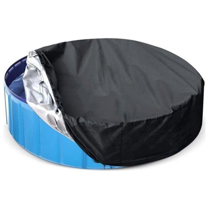 Runde Poolabdeckung - Poolplane - Faltbare Runde Poolabdeckung - Runder Sonnenschutz - 160 Cm