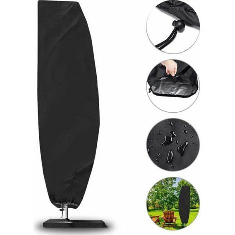 Wasserdichte 210d-sonnenschirmhülle Für 2,4 M Garten-sonnenschirm (280 X 30 X 8145 Cm)