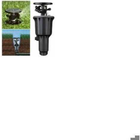 6-punkt-untergrund-turbinenregner – 360°-drehung – Optimale Leistung Bei Hartem Wasser – Oszillierender Arm Zur Bewässerung