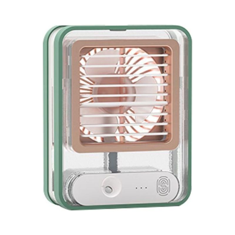 1 Sprühventilator, Tragbar, Usb, 3 Geschwindigkeitsstufen, Nano-nebel, Nachtlicht, Für Den Innenbereich