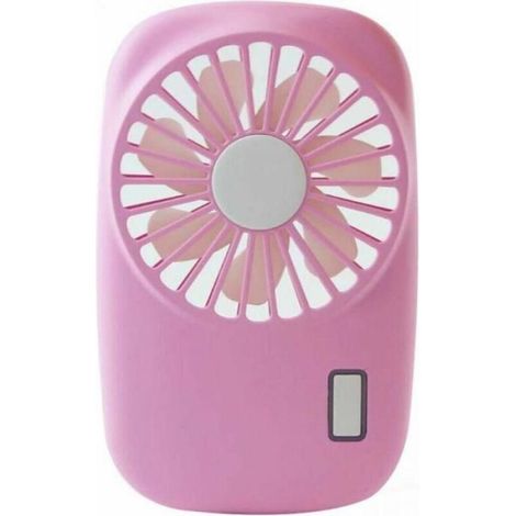Mini-tragventilator, Kleiner Persönlicher Ventilator Mit 2 Einstellbaren Geschwindigkeitsstufen, Usb-aufladbar, Pink