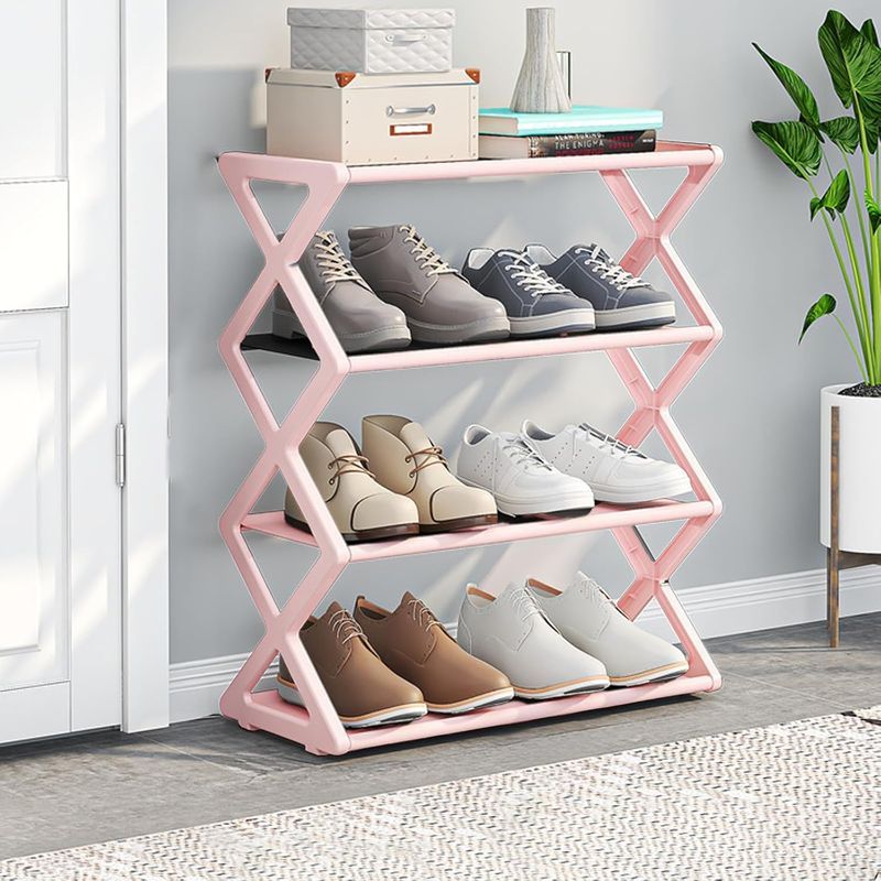 4-stöckiges Schuhregal – Robustes, Modulares Aufbewahrungssystem Für Eingangsbereich, Kleiderschrank Und Garage, Werkzeuglose Montage