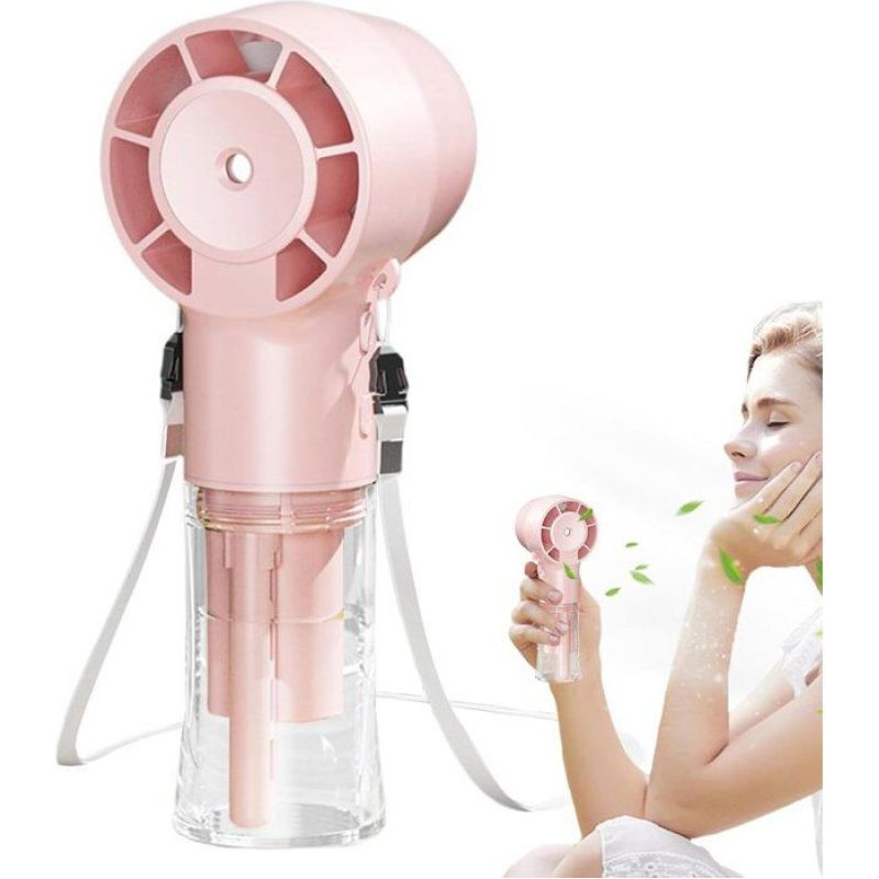 Tragbarer Handventilator – Nackenkühler – Sprühventilator – Wiederaufladbarer Sprühventilator Und