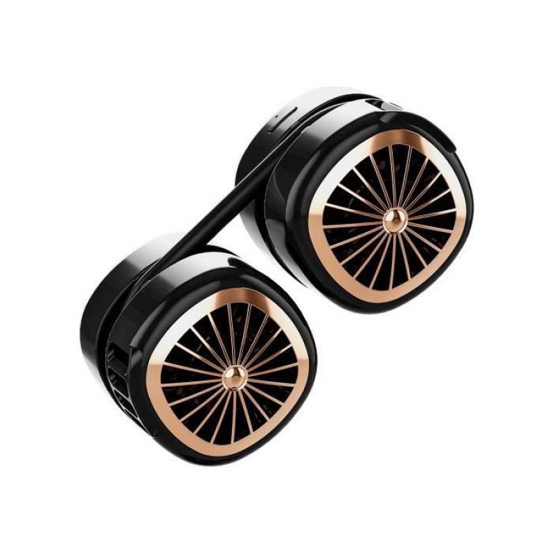 1 Tragbarer Ventilator, 4 Geschwindigkeitsstufen, 1800-mah-akku, Ergonomisches Design, Typ-c-anschluss, Für Den Innen- Und Außenbereich