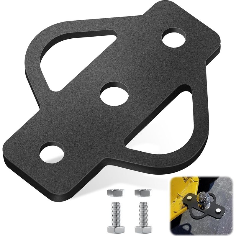 3-wege-anhängerkupplungs-adapter, Anhängerkugel Für Rasentraktoren, Stahlhalterung Mit Bolzen