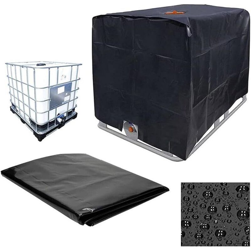 Ymyny 1000l Ibc-wassertank, 210d Wasserdichtes Oxford-gewebe (120x100x116cm)