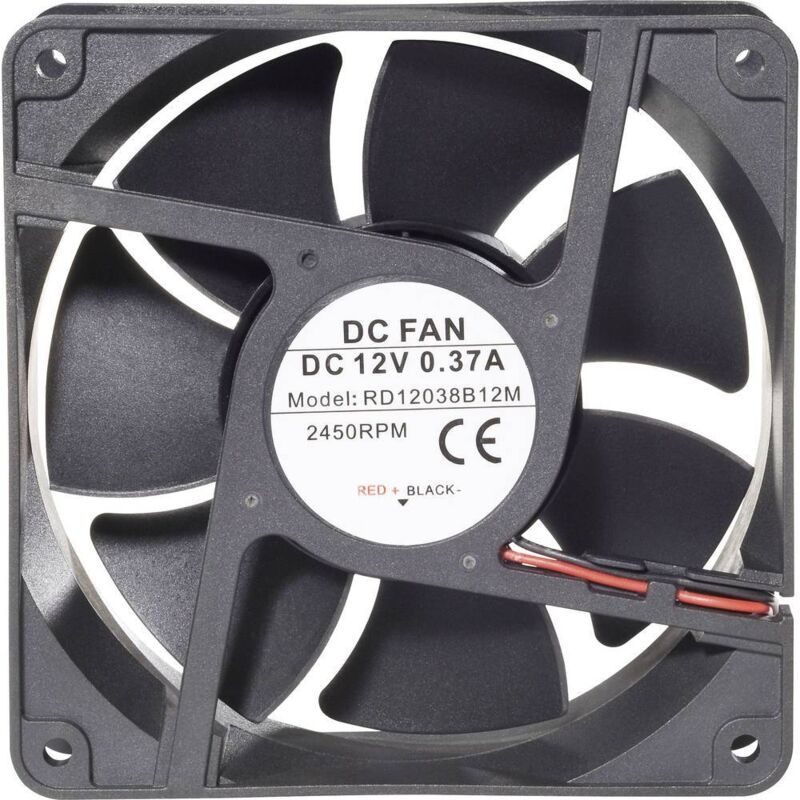 Rd12038b24l Axiallüfter Ip58 24 V/dc 142 M³/h (l X B X H) 120 X 120 X 38 Mm