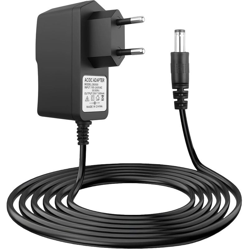 26v 500ma Ladegerät Für Staubsauger, Universal-netzteil Für Akku-staubsauger, 2-poliger Eu-stecker, Stabile Stromversorgung Mit 2 M Kabel, Sicherer Überspannungsschutz, Kompatibel Mit Verschiedenen Mo