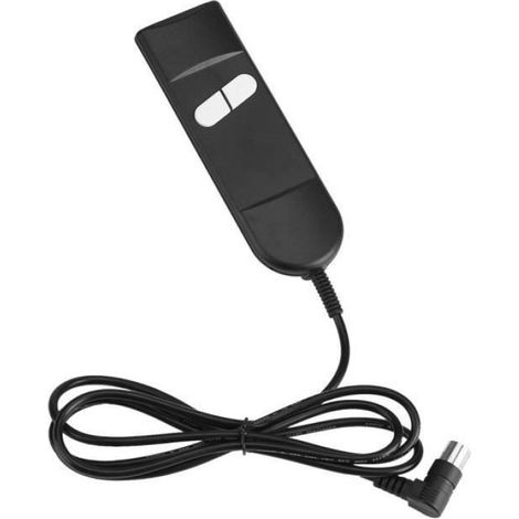 2-tasten-fernbedienung Für Elektrische Relaxsessel – Schwarz – Kompatibel Mit Verschiedenen Marken