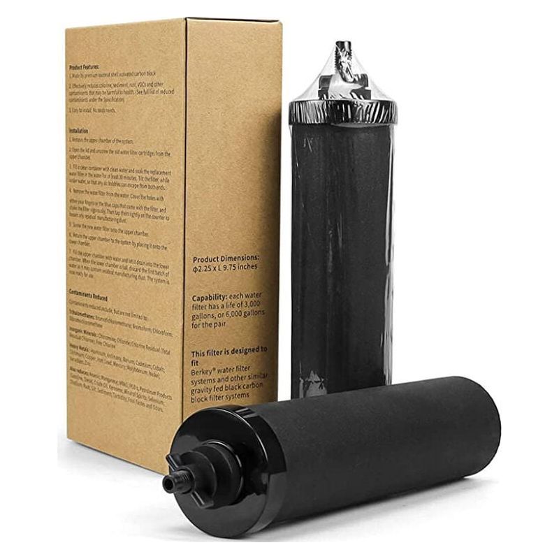 Ulisembb9-2 Ersatz Für Bb9-2 Black, Doulton Super Sterasyl Und Propur Traveller, Nomad, King, Big Series Filterelemente (2er-pack)