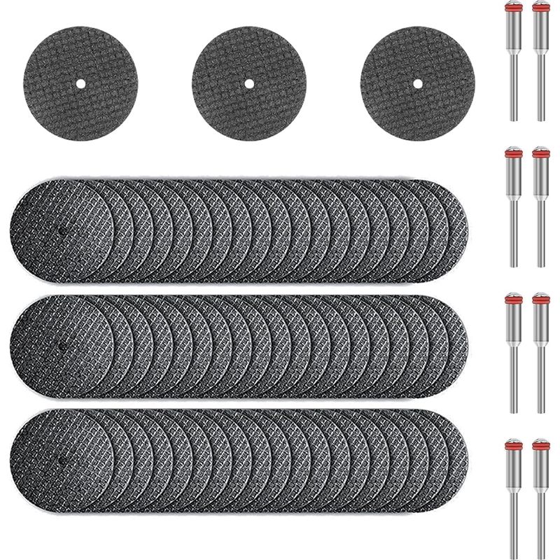 Dremel 60-teiliges Hochgeschwindigkeits-metalltrennscheiben-set Für Rotationswerkzeuge, Inklusive 8 Robuster 3-mm-dorne Für Präzisionsarbeiten Und Heimwerkerprojekte