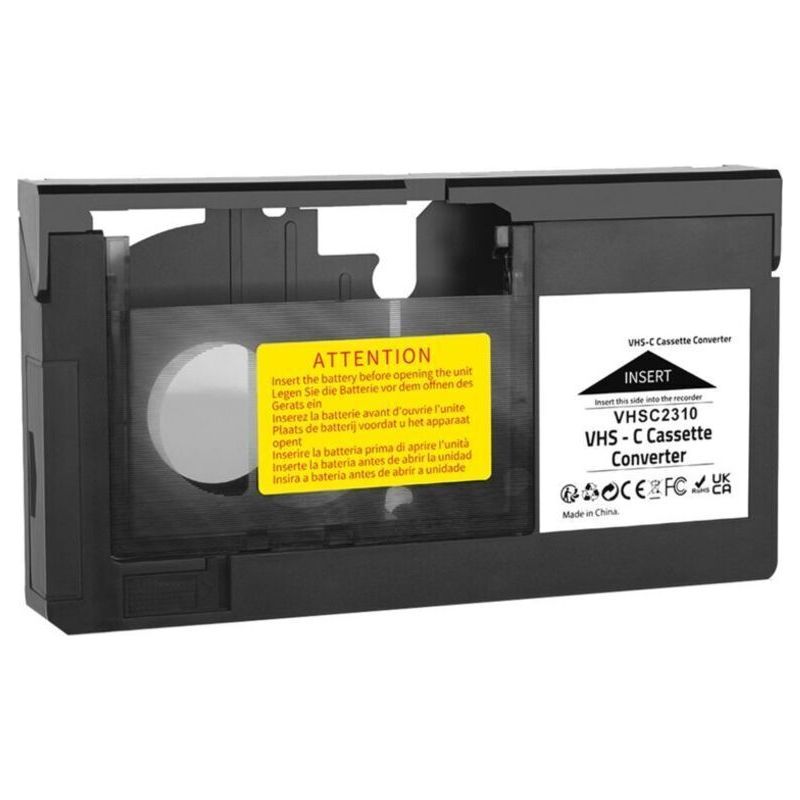 Vhsc-zu-svhs-c-kassettenkonverter-adapter, Kompatibel Mit 8-mm-minidv- Und Hi8-videoaufnahmen