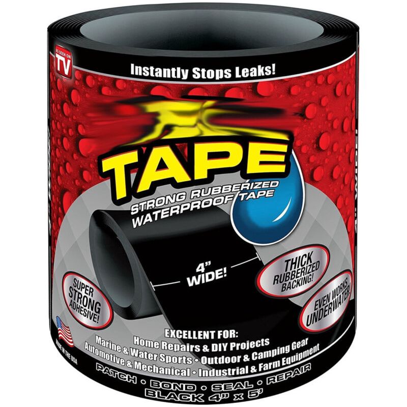 Wasserbeständiges Flextape Sofort-wasserleckreparaturband