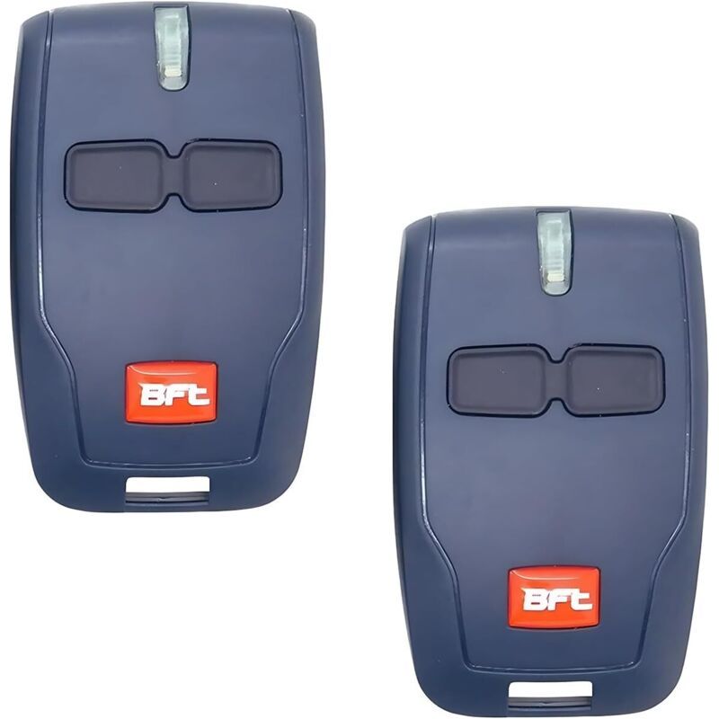 – 2er-pack Universelle 433-mhz-fernbedienungen – Kompatibel Mit Bft Mitto 2 – Rolling Code – Robustes Abs-kunststoffgehäuse – Zuverlässige Zutrittskontrolle