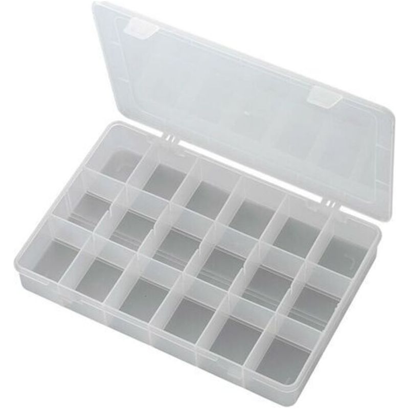 Aufbewahrungskoffer Mit Festen Trennwänden Pp18-01 1566284 (l X B X H) 278 X 192 X 43 Mm Anzahl Der Fächer: 18 1 Stück S885611