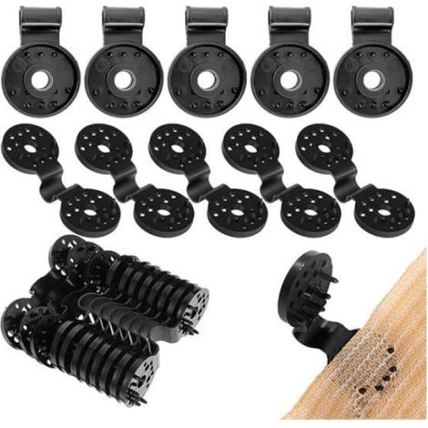 Planenbefestigungsclips – Weiß – 50er-packung – Abs-material – Uv-beständig