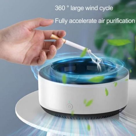 Tragbarer 360°-nackenventilator, Mini-usb, Weiß, Outdoor, Verschiedene Farben, Aschenbecher