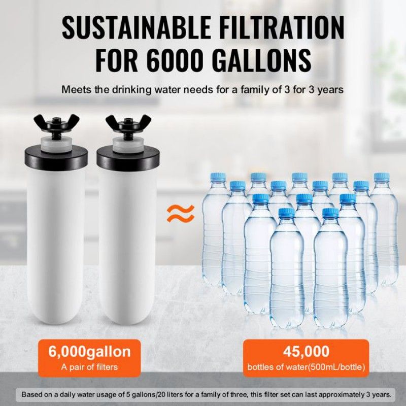 2er-pack Wasserfilter, Keramik, Aktivkohle, K8013, Kompatibel Mit Den Meisten Modellen, Für Den Innenbereich