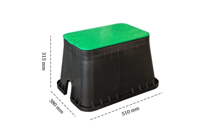 Kerry Electronics Ventilbox Bodeneinbaudose Eckig Größe M