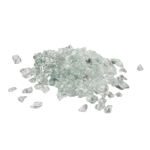 Teamson Home Reflektierendes Feuer Glas für Feuerschalen Klar 4 Kg
