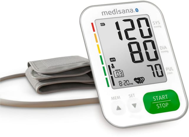 medisana BU 572 Connect Oberarm Blutdruckmessgerät präzise Blutdruck und Pulsmessung