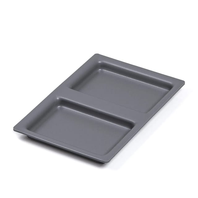 Ninka Eins2vier Deckel für 6L Behälter 208 x 137 x 16 mm Alugrau