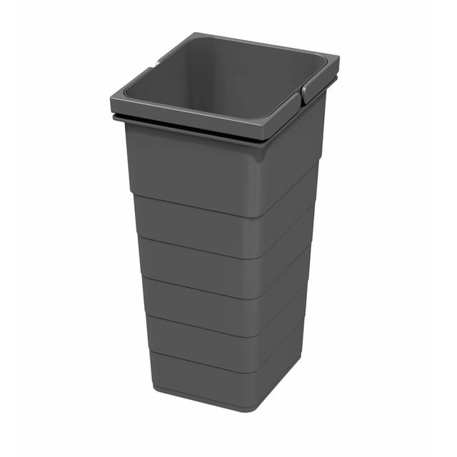 Ninka Eins2vier Abfallsammler Mülleimer 11,5L 229 x 330 x 205 mm Dunkelgrau 5072