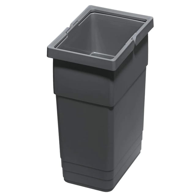Ninka Eins2vier Abfallsammler Mülleimer 6L 275 x 210 x 140 mm Dunkelgrau 5135.11