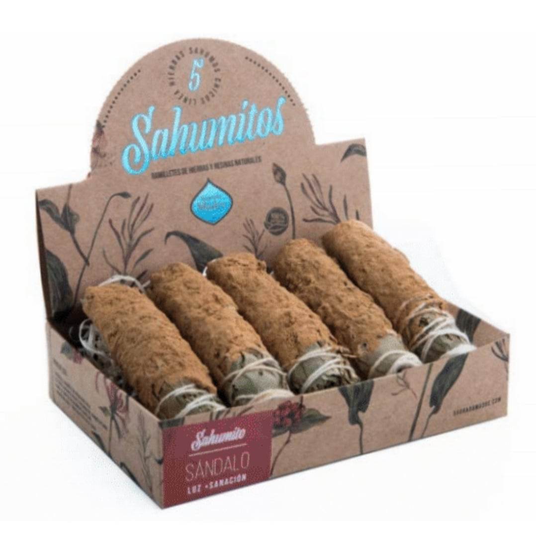 Natürliches Räucherbündel Sahumito Sandelholz - 5 Stück