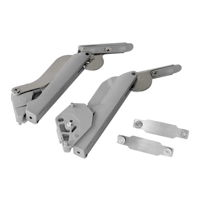 Kesseböhmer FREEspace Klappenbeschlag Typ B Silbergrau für 0,7 Bis 4,3 kg Klappengewicht