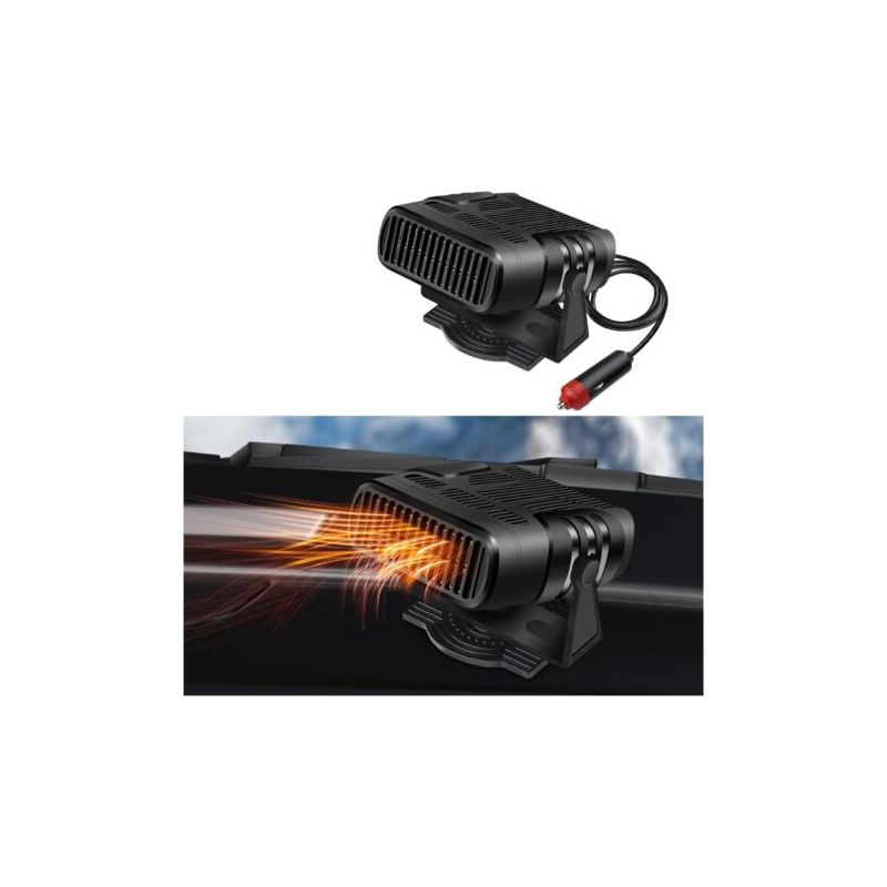Houhence – Tragbare 12-v-autoheizung – Schnellabtaufunktion Von 90° Bis 360° – Warm- Und Luftstrommodus – Robustes Abs-material