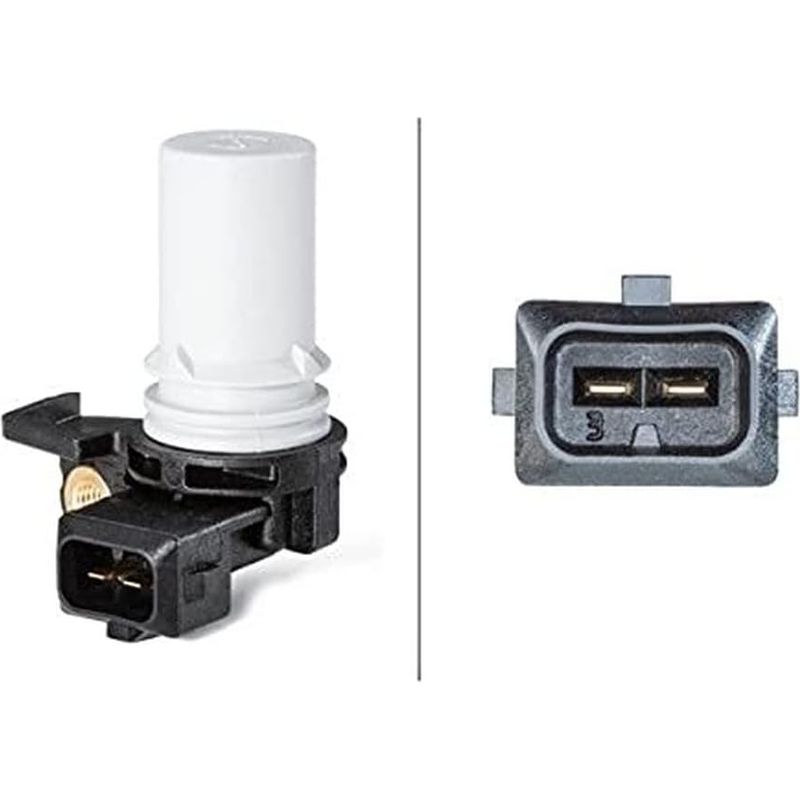Hella 6pu 009 163-501 Kurbelwellenwinkelsensor – 12 V – 2-polig – Schwungradseite – Ohne Kabel