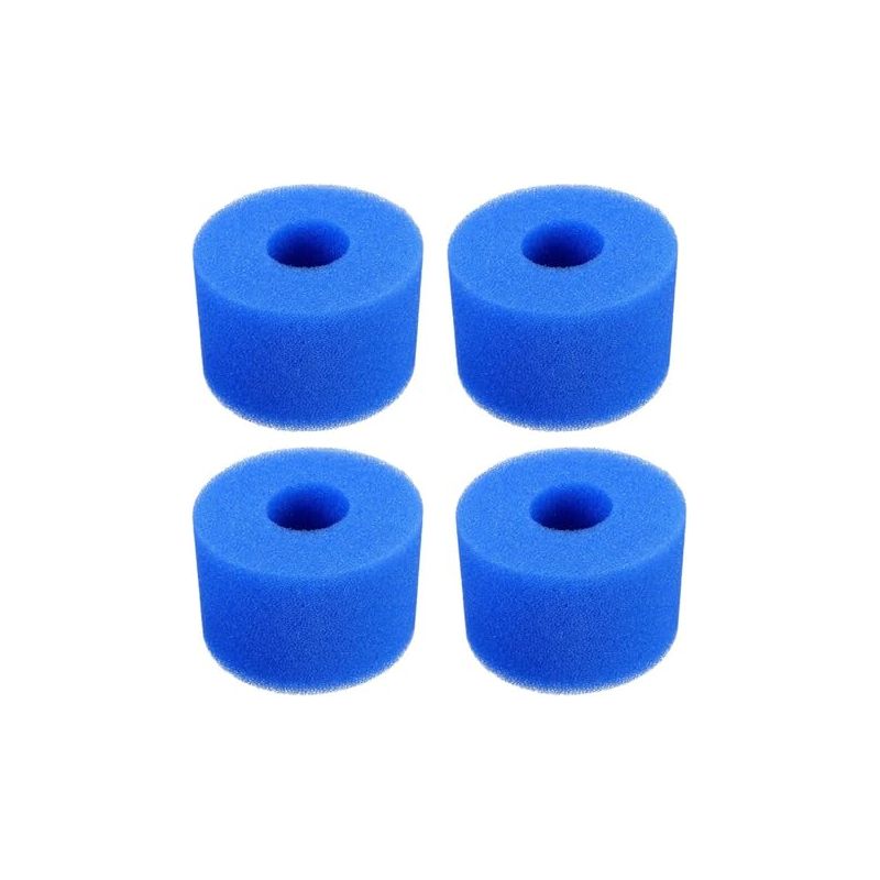 Set Mit 4 Spa-filtern Für Whirlpools, Poolfilterkartuschen, Wiederverwendbarer Und Waschbarer Schaumstoff Für Teiche Des Typs S1