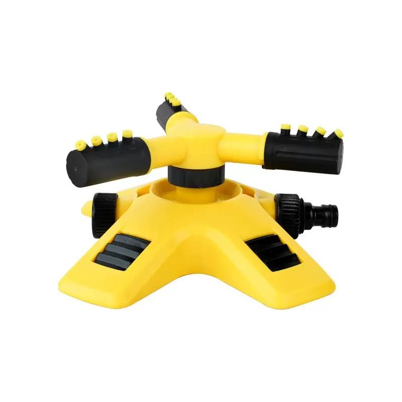360° Drehbarer Rasensprenger, Verbindbar, Gelb, 2er-set, Für Garten Und Rasen