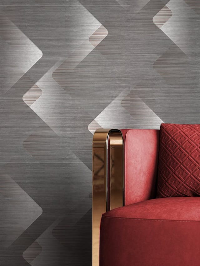 Newroom Vliestapete Donato Anthrazit Grafik Modern Strukturiert FSC®