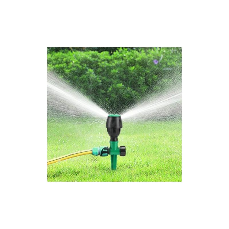 Aougo – 360° Drehbarer Regner – Bewässerungsbereich 4 Bis 7 M – Korrosionsbeständiger Abs-kunststoff – Kompatibel Mit Standard-gartenschläuchen