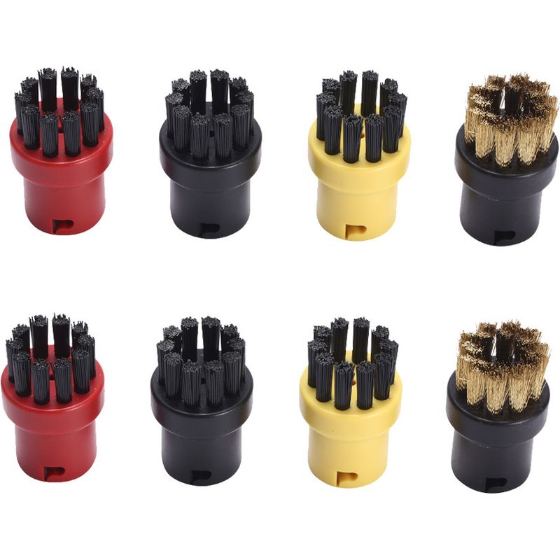 Packung Mit 8 Ersatz-rundbürsten Für Kärcher Sc1-5 Ctk10 Dampfreiniger