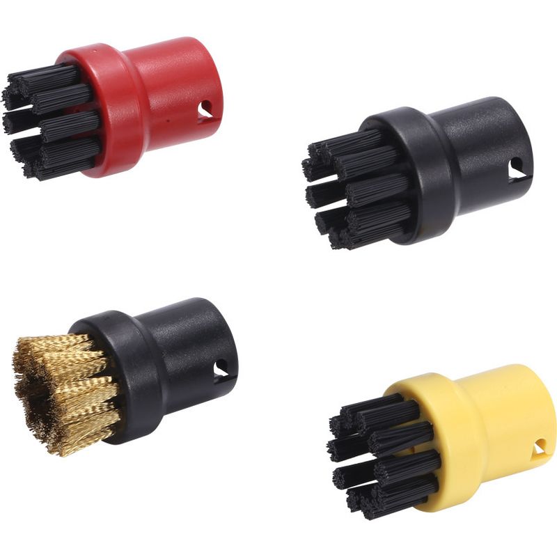 Set Mit 4 Mehrfarbigen Ersatzrundbürsten Für Kärcher Sc1-5 Ctk10 Dampfreiniger