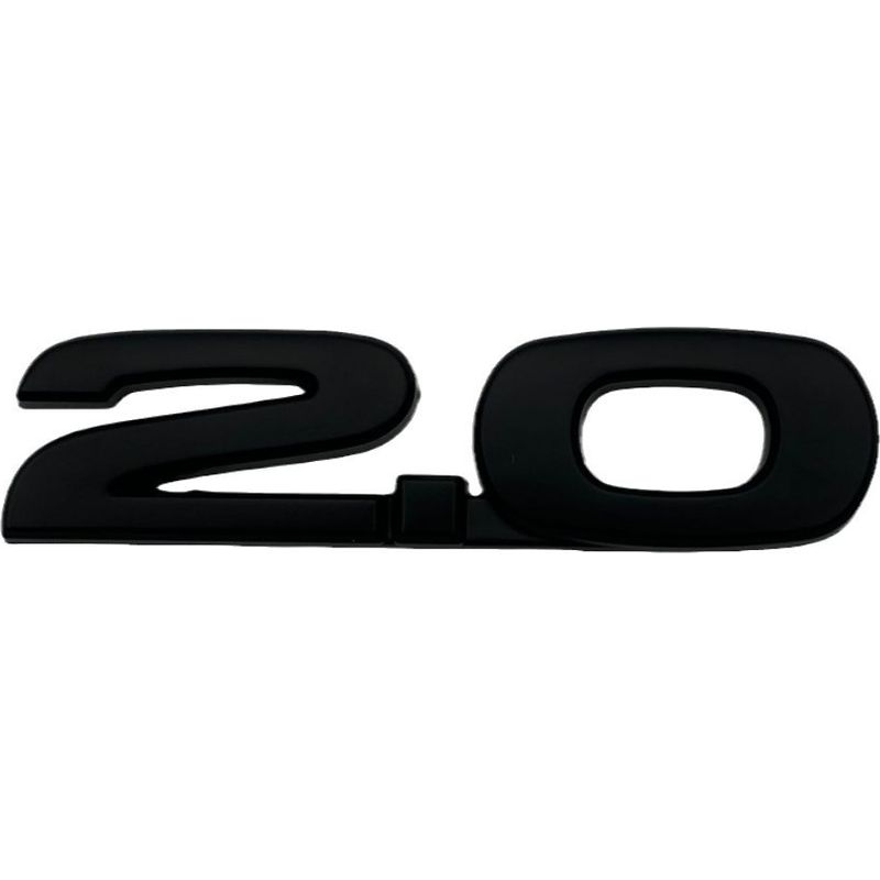 Awd 2.0 Auto-logo-aufkleber Aus Schwarzem Metall Für Modifiziertes Mazda-seitenlogo