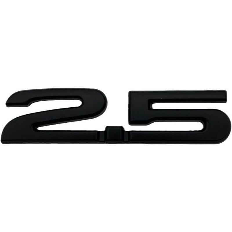 Awd 2.5 Auto-logo-aufkleber Aus Schwarzem Metall Für Modifiziertes Mazda-seitenlogo