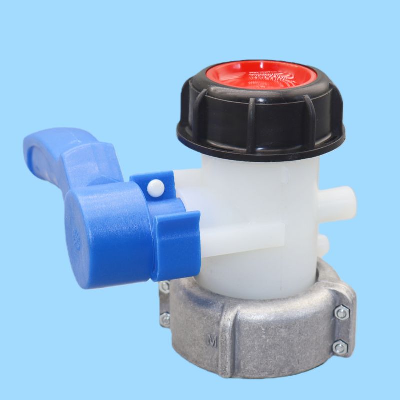 Dn50 75 Mm Hochleistungs-absperrklappe Aus Aluminiumlegierung Für 1000-liter-ibc-tanks, Korrosionsbeständig