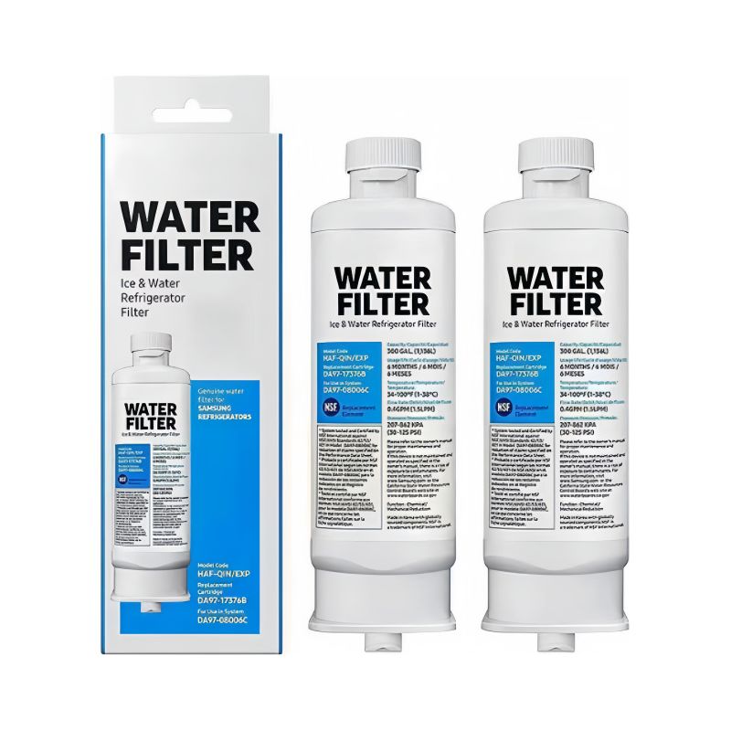 Packung Mit 2 Samsung-kompatiblen Wasserfilterkartuschen Da97-17376b Haf-qin/exp