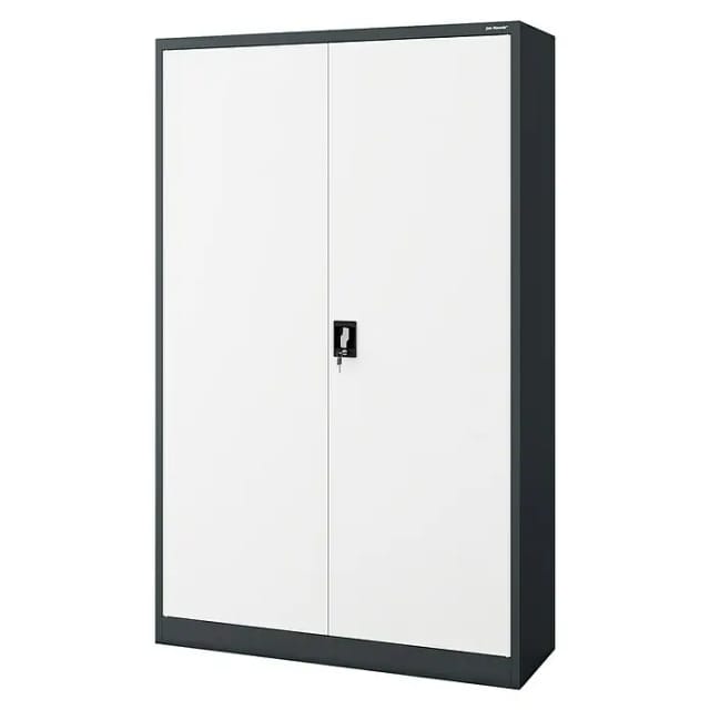 Jan Nowak Büro Aktenschrank Metallschrank JAN II 115 x 185 x 40 cm Anthrazit Weiß