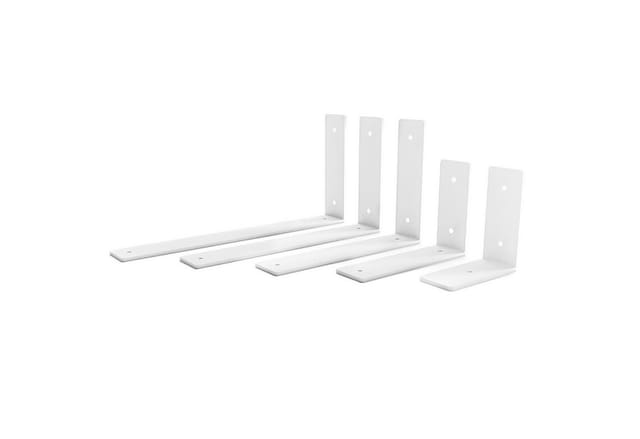 HEVVA Regalwinkel FREIBERG 15 cm Tief 2er Set Weiß