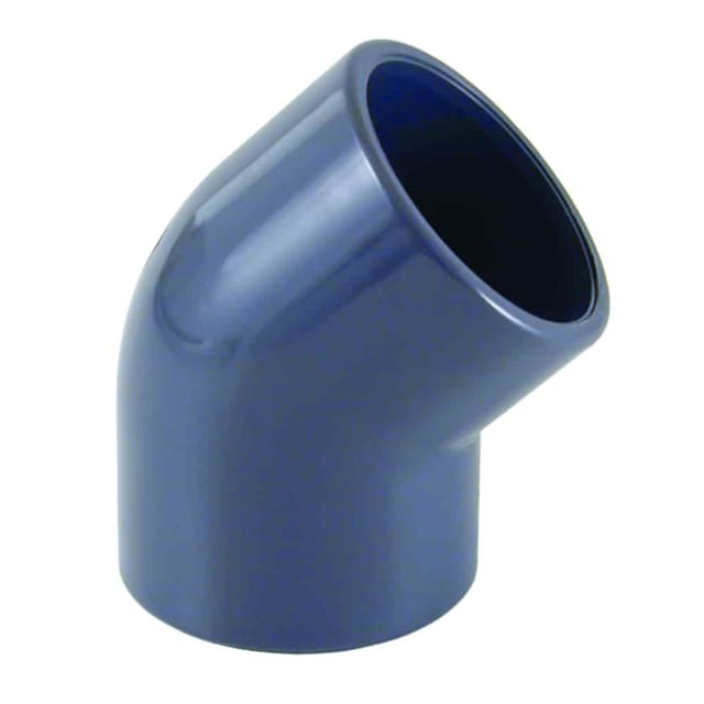 Cepex Pvc Winkel 50mm 45 Grad Muffe Pn16 Klebefitting