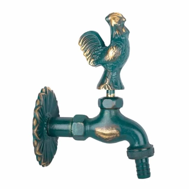 Boni-shop Auslaufventil Gartenauslaufventil Wasserhahn Garten Patiniert 1/2 Zoll