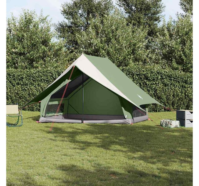 vidaXL Zelte mit Dach Grün 256 x 266 x 185 cm Polyester 4100676